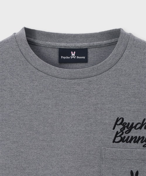 Psycho Bunny(サイコバニー)の「アウトラインBUNNYロゴ ロングスリーブTシャツ(Tシャツ/カットソー・メンズ・ブラック/ホワイト/ライトグレー・X-LARGE/LARGE/MEDIUM/SMALL)」の8枚目の写真