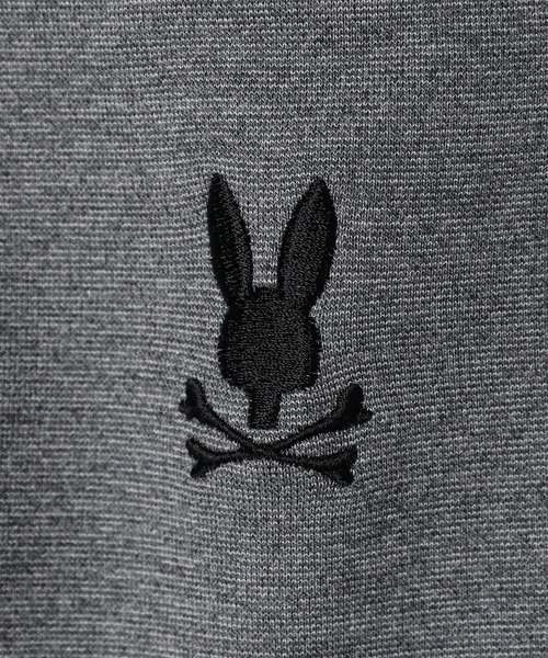 Psycho Bunny(サイコバニー)の「アウトラインBUNNYロゴ ロングスリーブTシャツ(Tシャツ/カットソー・メンズ・ブラック/ホワイト/ライトグレー・X-LARGE/LARGE/MEDIUM/SMALL)」の4枚目の写真