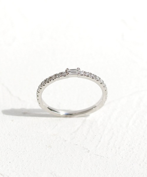 JUPITER(ジュピター)の「【Pt900】バケットカットダイヤモンドプラチナリング/0.24ct(リング・レディース・プラチナム・#11)」の4枚目の写真