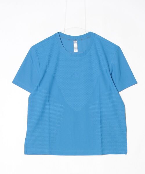adidas(アディダス)の「3D クーリング インテンシティ 半袖Tシャツ / アディダス adidas(Tシャツ/カットソー・レディース・ブルー・X-SMALL/X-LARGE/SMALL/MEDIUM/LARGE/XX-LARGE)」の4枚目の写真