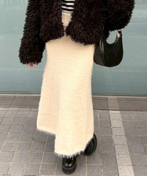 merrylatte（メリーラテ）の「シャギーニットマーメイドスカート（スカート）」