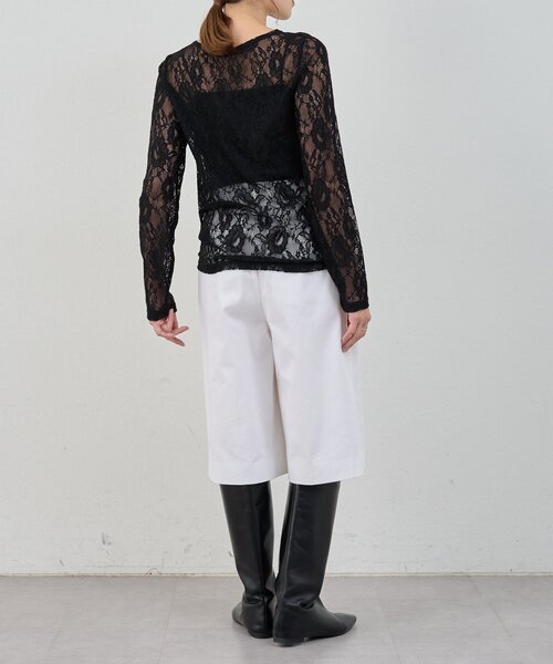 SHENERY（シーナリー）の「ハーフチノパンツ（チノパンツ・レディース・ベージュ/アイボリー・36/38）」の13枚目の写真