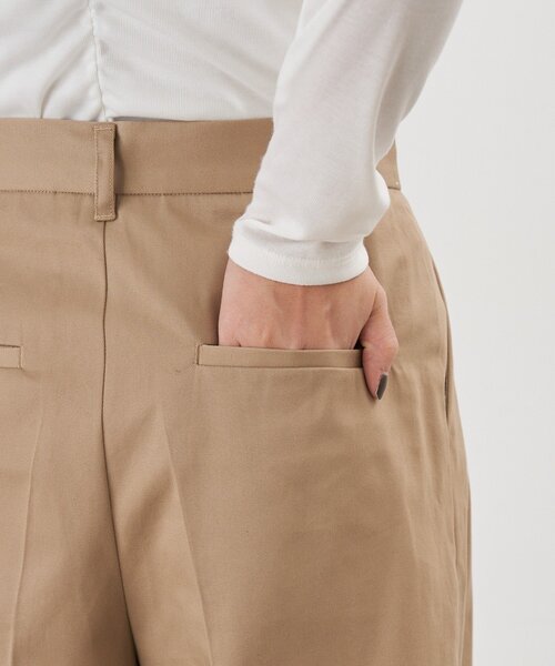 SHENERY（シーナリー）の「ハーフチノパンツ（チノパンツ・レディース・ベージュ/アイボリー・36/38）」の20枚目の写真