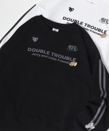 オーバーサイズ英字ロゴトレーナー トレーナー スウェット」に該当する