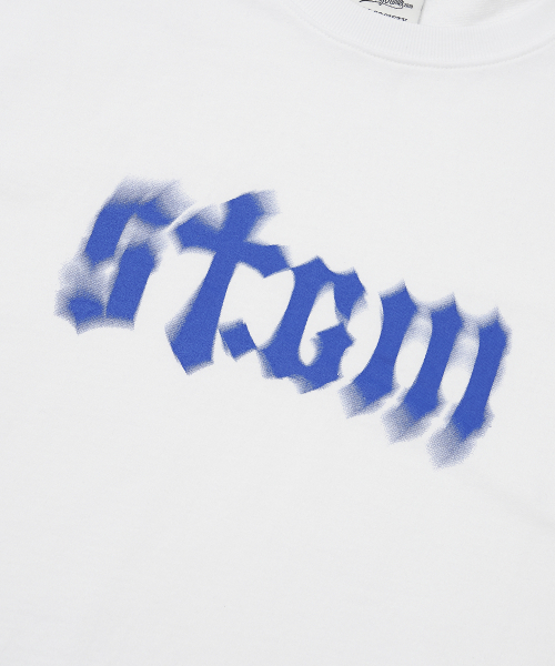 STIGMA(スティグマ)の「ブルーSTGM セミオーバーサイズTシャツ ホワイト(Tシャツ/カットソー・メンズ・その他・MEDIUM/LARGE/X-LARGE)」の4枚目の写真