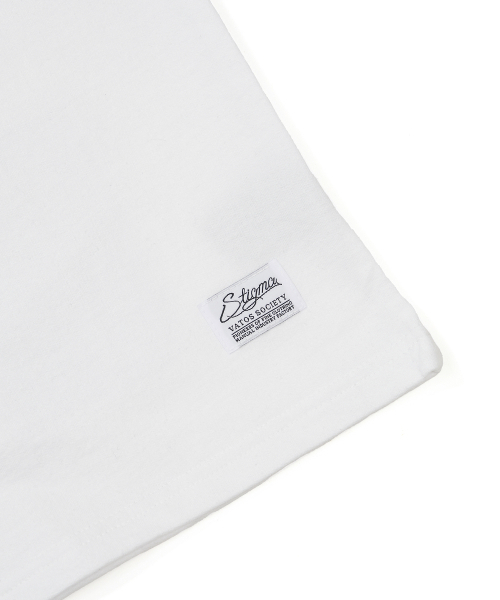 STIGMA(スティグマ)の「ブルーSTGM セミオーバーサイズTシャツ ホワイト(Tシャツ/カットソー・メンズ・その他・MEDIUM/LARGE/X-LARGE)」の5枚目の写真