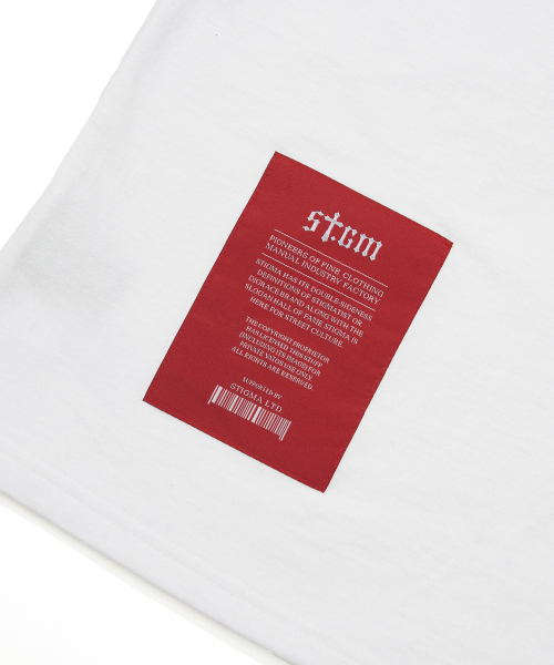 STIGMA(スティグマ)の「ブルーSTGM セミオーバーサイズTシャツ ホワイト(Tシャツ/カットソー・メンズ・その他・MEDIUM/LARGE/X-LARGE)」の7枚目の写真