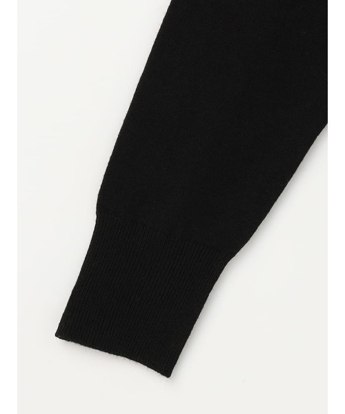 Perfect Suit FActory(パーフェクトスーツファクトリー)の「【Smart Pick!/レディス】しっとり肌触り モックネックニット カシミヤタッチシリーズ(Tシャツ/カットソー・レディース・ベージュ/ネイビー/ブラック・S/L/M/LL)」の6枚目の写真