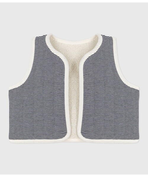 PETIT BATEAU（プチバトー）の「ベスト（ベスト・キッズ・ホワイト系その他・12MONTH/18MONTH/24MONTH/36MONTH）」の4枚目の写真