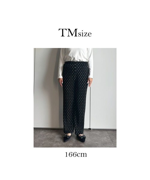 prose verse（プロズヴェール）の「【フェイクスエード】ドットプリーツパンツ（その他パンツ・レディース・ブラック系その他・PM/TM/MEDIUM）」の19枚目の写真