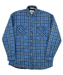【USED】80’s SAUGATUCK キルティングネル フランネルシャツ