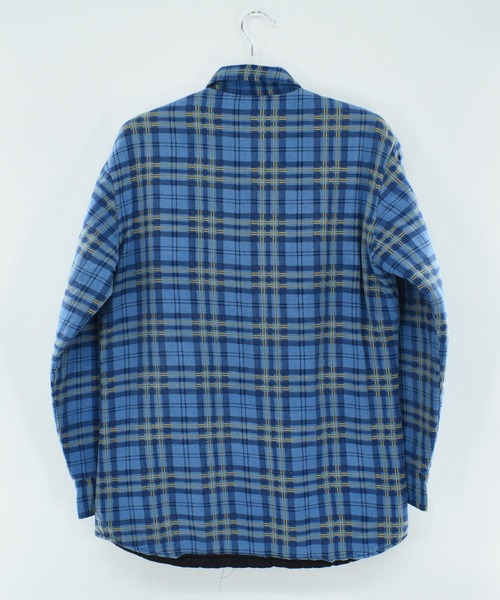 VINTAGE（ヴィンテージ）の「【USED】80’s SAUGATUCK キルティングネル フランネルシャツ（シャツ/ブラウス・メンズ・ブルー・MEDIUM）」の12枚目の写真