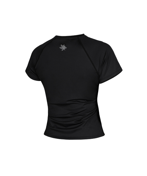 WHILE(ワイル)の「UV遮断 機能性クールTシャツウーマン(BLACK)(Tシャツ/カットソー・レディース・その他・MEDIUM/SMALL)」の4枚目の写真