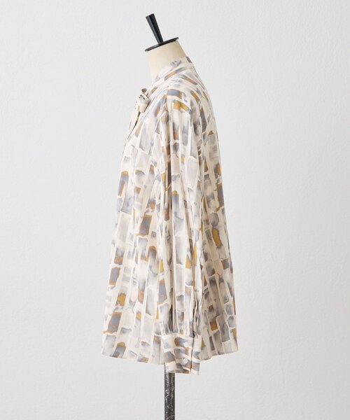 ear PAPILLONNER（イアパピヨネ）の「ボタンタイブラウス【SUM1 STYLE】（シャツ/ブラウス・レディース・ネイビー/ライトグレー・FREE）」の18枚目の写真