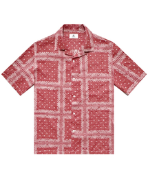 THESHIRTHOUSE（ザシャツハウス）の「Hawaiian Shirt Cotton Paisley - Red（シャツ/ブラウス）」