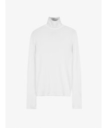Lossy Turtle Neck Pola Knit White