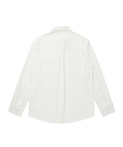 SOLEW(ソル)の「オックスフォードシャツ_ホワイト(シャツ/ブラウス・メンズ・その他・SMALL/MEDIUM/LARGE/X-LARGE)」の2枚目の写真