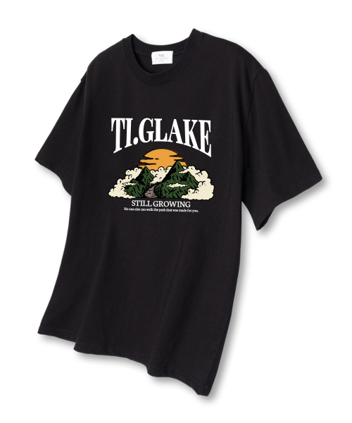 TI.GLAKE(ティーグレイク)の「グロイングオーバーサイズ半袖Tシャツブラック(Tシャツ/カットソー・メンズ・その他・LARGE/X-LARGE/XX-LARGE)」の1枚目の写真