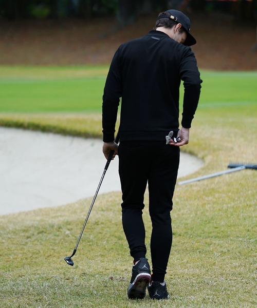 DIVINER GOLF】スムース袖刺繍スタンドジャケットセットアップ メンズ