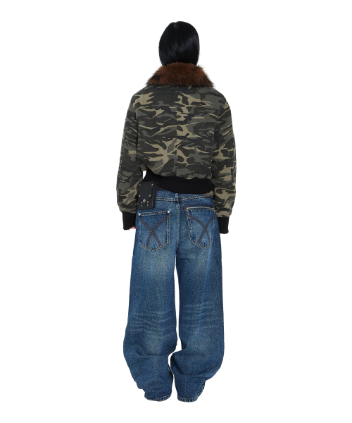 AAKAM（アーカム）の「Double Zippered Denim Pants (Blue)（デニムパンツ・レディース・その他・1/2）」の7枚目の写真