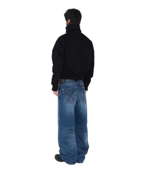 AAKAM（アーカム）の「Double Zippered Denim Pants (Blue)（デニムパンツ・レディース・その他・1/2）」の12枚目の写真