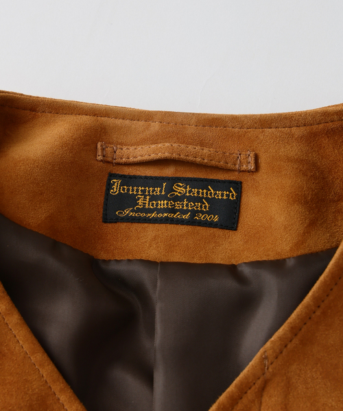 JOURNAL STANDARD J.S HOMESTEAD(ジャーナルスタンダードホームステッド)の「J.S.Homestead / ゴート レザー スエード ジャケット(その他アウター・メンズ・キャメル・MEDIUM/LARGE)」の15枚目の写真