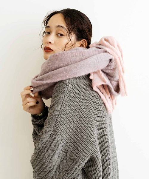 MEDE19F(メデジュウキュウ)の「MEDE19F リボン遣いケーブルニット(ニット/セーター・レディース・ブラック系その他/グレー系その他・LL/L/M)」の10枚目の写真