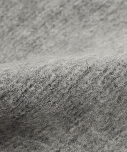 B.C STOCK（ベーセーストック）の「シャギービーニー（ニットキャップ/ビーニー・レディース・チャコールグレー/ブラウン/ホワイト・FREE）」の7枚目の写真