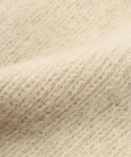 B.C STOCK（ベーセーストック）の「シャギービーニー（ニットキャップ/ビーニー・レディース・チャコールグレー/ブラウン/ホワイト・FREE）」の8枚目の写真