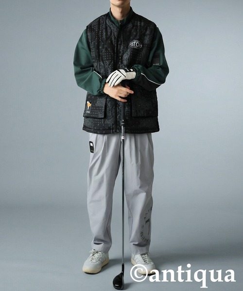 antiqua(アンティカ)の「【STCH】中綿ベスト(ベスト・レディース・ブラック/ホワイト・LXL/ML)」の12枚目の写真
