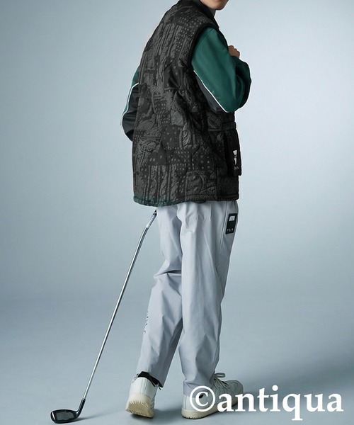 antiqua(アンティカ)の「【STCH】中綿ベスト(ベスト・レディース・ブラック/ホワイト・LXL/ML)」の14枚目の写真