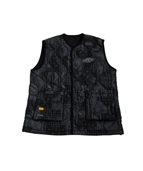 antiqua(アンティカ)の「【STCH】中綿ベスト(ベスト・レディース・ブラック/ホワイト・LXL/ML)」の6枚目の写真