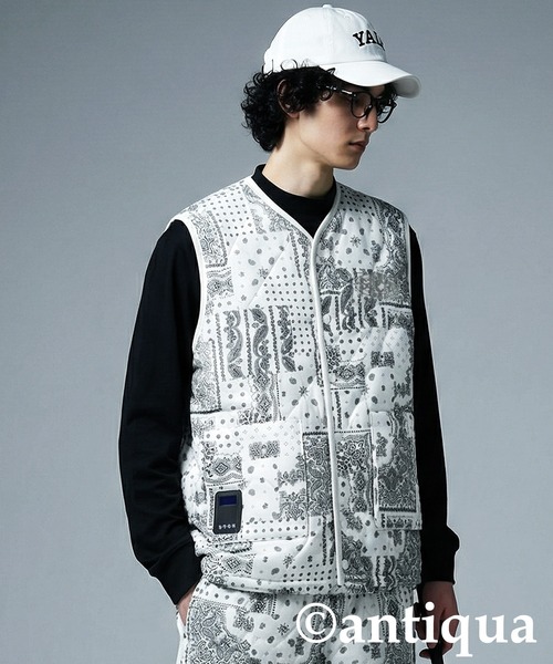 antiqua(アンティカ)の「【STCH】中綿ベスト(ベスト・レディース・ブラック/ホワイト・LXL/ML)」の17枚目の写真