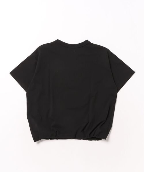 GROOVY COLORS（グルービーカラーズ）の「PTT Drawstrings Tee（Tシャツ/カットソー・キッズ・ブラック・125/115）」の3枚目の写真