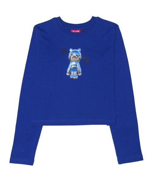 KATER(カーター)の「Kater Moji Long Sleeve - BLUE(Tシャツ/カットソー・レディース・その他・SMALL/MEDIUM)」の1枚目の写真