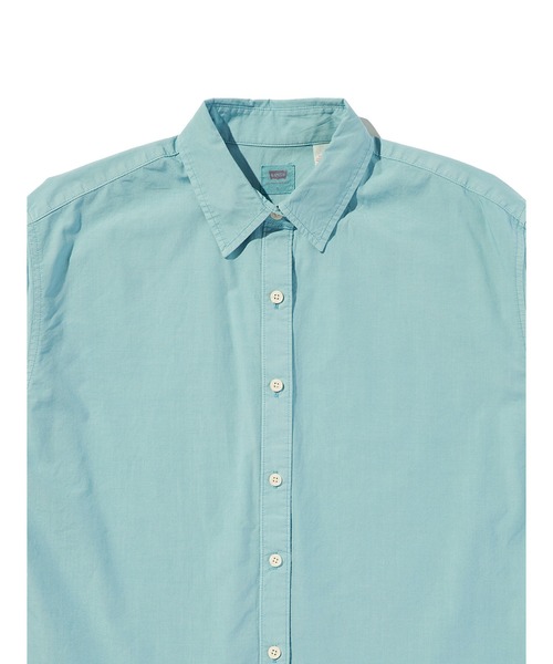 Levi's(リーバイス)の「Levi's/リーバイス クロップド ハーリーシャツ(シャツ/ブラウス・レディース・ブルー・M/S/XS)」の5枚目の写真