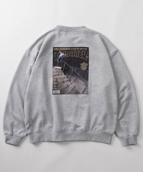 THRASHER(スラッシャー)の「【70】【THRASHER/スラッシャー】マガジンプリント 裏毛 クルーネックスウェット/バックプリント/ワンポイントロゴ(スウェット・メンズ・ブラック/アッシュグレー/ブラウン・M/L/XL)」の5枚目の写真