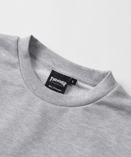 THRASHER(スラッシャー)の「【70】【THRASHER/スラッシャー】マガジンプリント 裏毛 クルーネックスウェット/バックプリント/ワンポイントロゴ(スウェット・メンズ・ブラック/アッシュグレー/ブラウン・M/L/XL)」の6枚目の写真