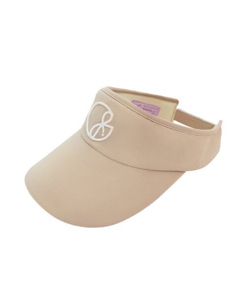 J.JANE(ジェイジェーン)の「ロゴラインカラーサンキャップ (Beige)(サンバイザー・レディース・ベージュ・FREE)」の2枚目の写真