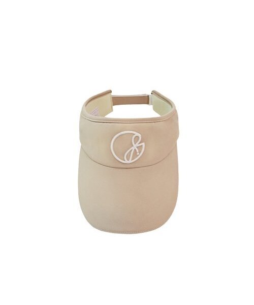 J.JANE(ジェイジェーン)の「ロゴラインカラーサンキャップ (Beige)(サンバイザー・レディース・ベージュ・FREE)」の3枚目の写真