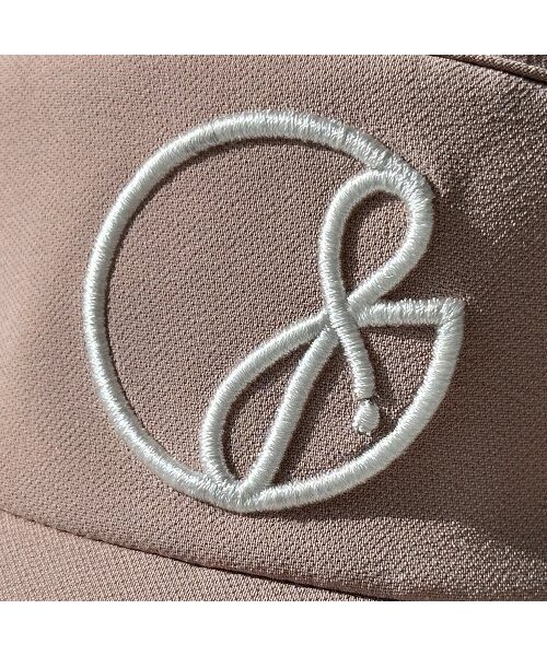 J.JANE(ジェイジェーン)の「ロゴラインカラーサンキャップ (Beige)(サンバイザー・レディース・ベージュ・FREE)」の5枚目の写真