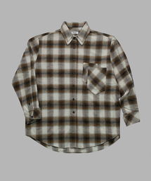 HUEY（ヒューイ）の「Double Check Shirt Brown（シャツ/ブラウス）」