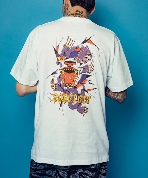 Subciety(サブサエティ)の「Panther tee(Tシャツ/カットソー・メンズ・ホワイト/ブラック・SMALL/MEDIUM/LARGE/X-LARGE/XX-LARGE)」の20枚目の写真