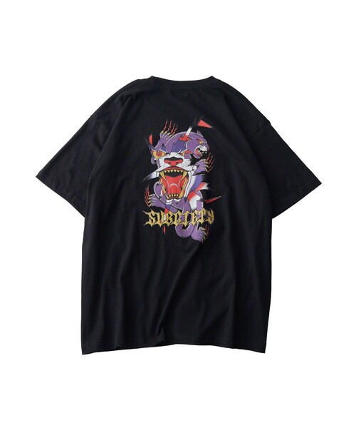 Subciety(サブサエティ)の「Panther tee(Tシャツ/カットソー・メンズ・ホワイト/ブラック・SMALL/MEDIUM/LARGE/X-LARGE/XX-LARGE)」の16枚目の写真