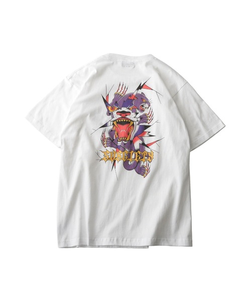 Subciety(サブサエティ)の「Panther tee(Tシャツ/カットソー・メンズ・ホワイト/ブラック・SMALL/MEDIUM/LARGE/X-LARGE/XX-LARGE)」の3枚目の写真