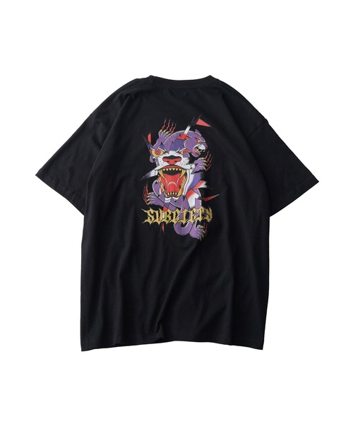 Subciety(サブサエティ)の「Panther tee(Tシャツ/カットソー・メンズ・ホワイト/ブラック・SMALL/MEDIUM/LARGE/X-LARGE/XX-LARGE)」の5枚目の写真