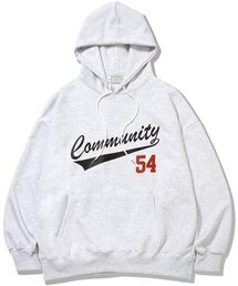 COMMUNITY 54 SWEAT HOODIE[OATMEAL]