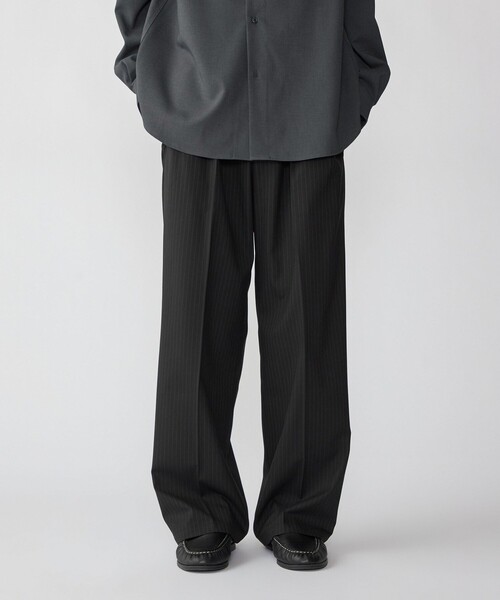 City Ambient Products（シティアンビエントプロダクツ）の「City Ambient Products: 2タック ワイド スラックス（スラックス・メンズ・グレー/ブラック/ダークグレー・SMALL/MEDIUM/LARGE）」の3枚目の写真