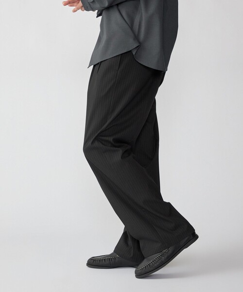 City Ambient Products（シティアンビエントプロダクツ）の「City Ambient Products: 2タック ワイド スラックス（スラックス・メンズ・グレー/ブラック/ダークグレー・SMALL/MEDIUM/LARGE）」の10枚目の写真