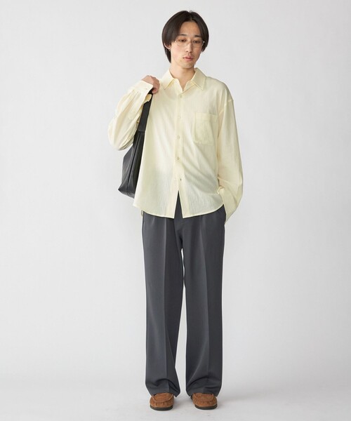 City Ambient Products（シティアンビエントプロダクツ）の「City Ambient Products: 2タック ワイド スラックス（スラックス・メンズ・グレー/ブラック/ダークグレー・SMALL/MEDIUM/LARGE）」の4枚目の写真